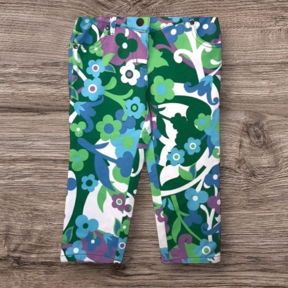 HANNA ANDERSSON EUC GIRLS CAPRI PANTS BOTTOMS SIZE 5 6 110